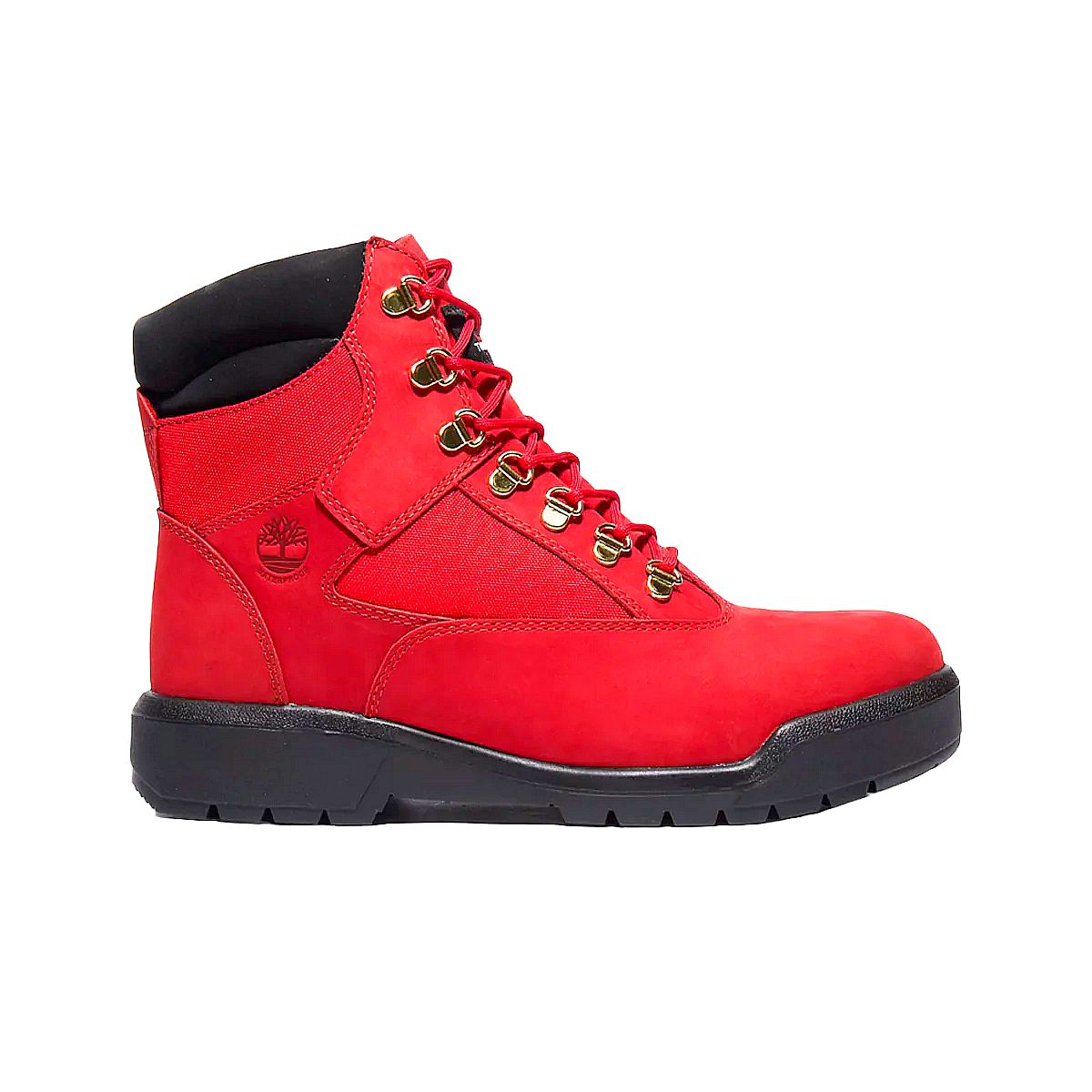 Timberland Waterproof Field Boots Men's Size 13 Limited Red Holiday Christmas New