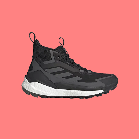 Adidas Mens Size 15 TERREX FREE HIKER GORETEX 2.0 Hiking Shoes Black/Grey GZ3286