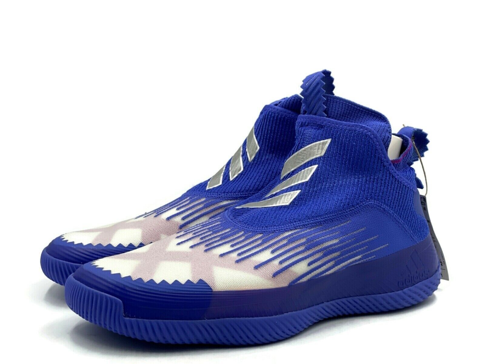 Blue adidas online basketball shoes